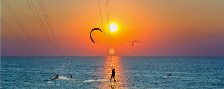 Kitesurfing